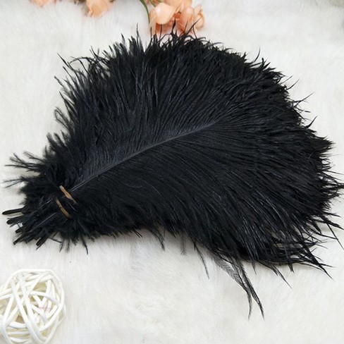 100pcs Ostrich Feather Ornament,5.9-7.87in, Diy Natural Home Wedding ...