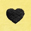 Dalix Mens Lil Heart Midweight Cotton Tee - 2 of 4