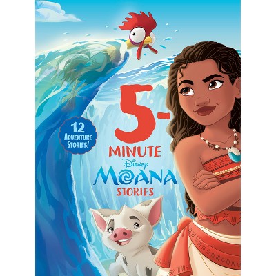 5-Minute Moana Stories - (Storybook Collection) by  Disney Book Group (Hardcover)