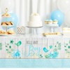 Sparkle and Bash 3 Pack Plastic Tablecloths for Boys Baby Shower Party Supplies, Hello Baby Boy (54 x 108 In) - 2 of 4