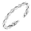 Pompeii3 Men's 39 Gram Solid Silver Bracelet 8.5" - Size Large - 2 of 4