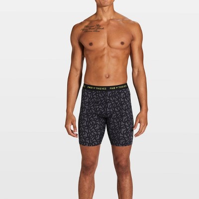 Pair Of Thieves Men's Super Soft Boxer Briefs - Black Space Print