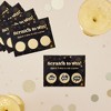 Juvale 510 Pack Scratch-Off Stickers, 1-Inch Round Self-Adhesive, Peel and Stick DIY Labels for Small Business Promotions, Wedding Games, Fundraisers, - 2 of 4