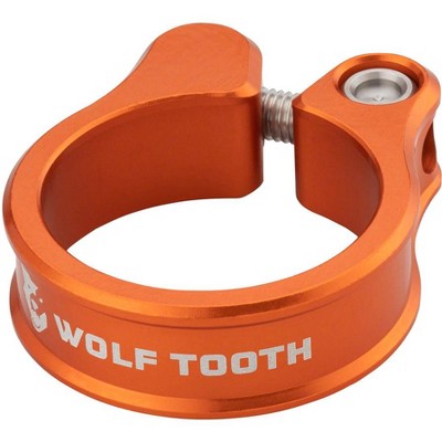 Wolf Tooth Seatpost Clamp- Orange Diameter: 31.8