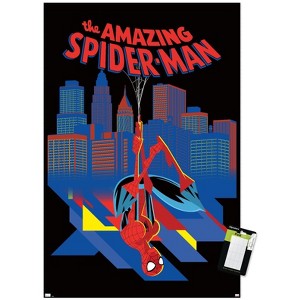 Trends International Marvel Spider-Man: Geometic Hero - City Unframed Wall Poster Prints - 1 of 4