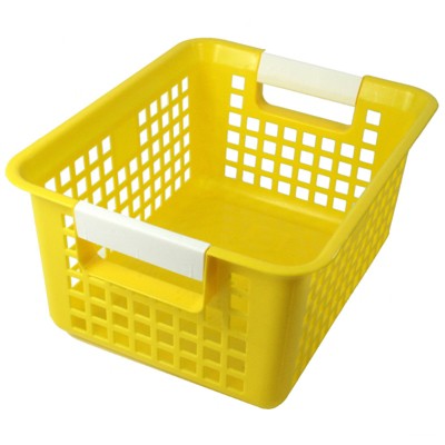 Romanoff Tattle Book Basket, Yellow (Pack of 2)