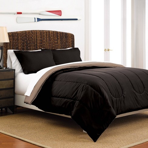 Restolex - All season Reversible Comforter Black Mystery