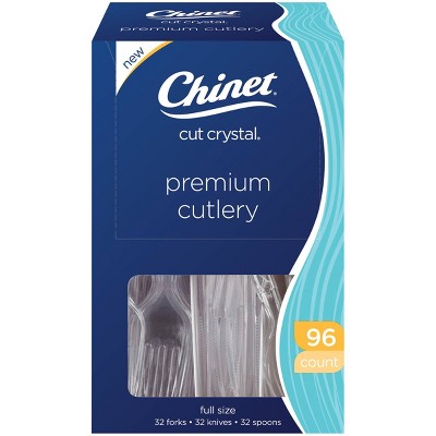 Chinet Crystal Cutlery - 96ct