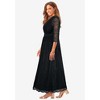 Jessica London Women's Plus Size Stretch Lace Maxi Dress - 4 of 4