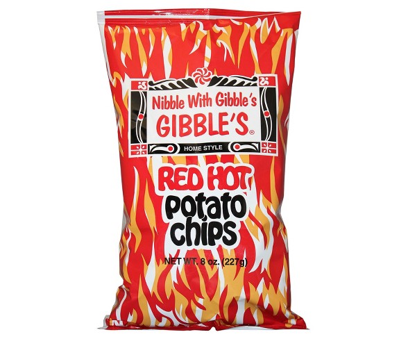 Gibble's Nibble With Gibble's Red Hot Potato Chips - 8oz
