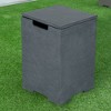 Elementi 15.9" Outdoor Propane Tank Cover Concrete Hideaway Table for 20 lb Propane Tank - 4 of 4