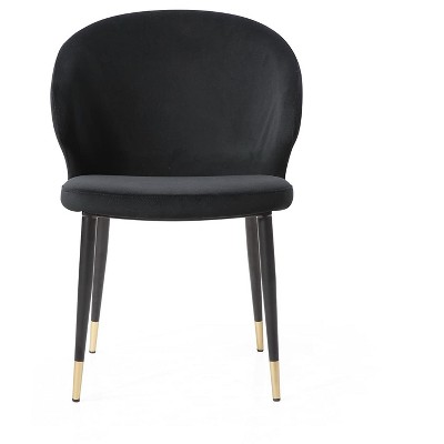 Whiteline Modern Living Gracie Dining Chair, Black