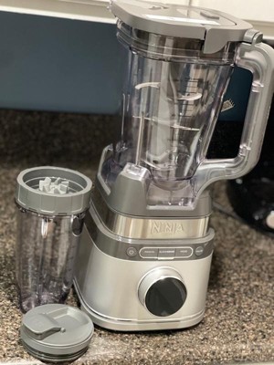 Ninja Detect Duo Power Blender + Single Serve with Blend Sense Technology, Platinum Silver, TB300