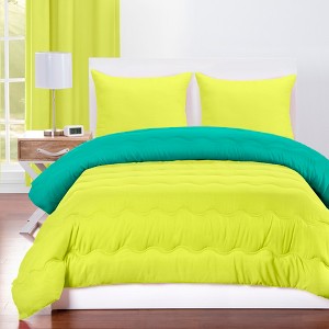 Full/Queen Comforter & Sham Set Blue/Green - Crayola