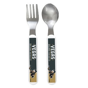 BabyFanatic Team Logo Fork And Spoon Pack - NHL Vegas Golden Knights - 1 of 3