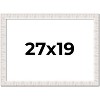 PosterPalooza | Sculpted White Picture Frame - UV Acrylic, Backing Board, Hanging Hardware Included - 2 of 4