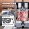VEVOR Electric Sausage Stuffer, 12 L / 25 LBS Vertical Meat Stuffer, 200W Motor, Stepless Speed Control and Foot Pedal, Silver - 4 of 4