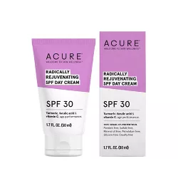 Acure Radically Rejuvenating Day Cream Facial Moisturizers - SPF 30 - 1.7 fl oz