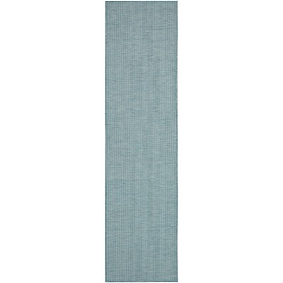 Nourison Positano Solid Indoor Outdoor Rug