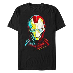 Men's Marvel Iron Shattered T-Shirt - 1 of 4