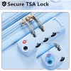 YONWAY 28 Inch Checked Luggage, Lightweight & Expandable Hardshell ABS Suitcase with Spinner Wheels, TSA Lock, Corner Guards - 2 of 4