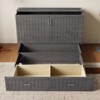 Mjkone Murphy Cabinet Bed, Queen Murphy Bed with Tri-Folding Mattress and Charging Ports, Drawer - 4 of 4