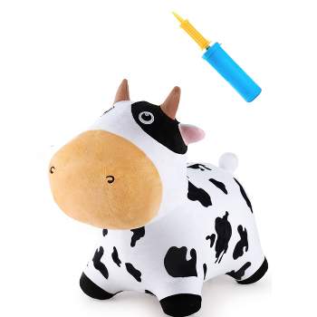 iPlay, iLearn Bouncy Pals Hopping Animal - Bouncy Dairy Cow