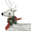 Christmas Reindeer Set of 2 Gold Mesh Medium Christmas Reindeer - 4 of 4
