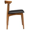 Set of 4 Tracy Dining Chairs Black - Modway: Mid-Century Design, Foam Padded, Leatherette Seat, Wood Frame - image 3 of 4