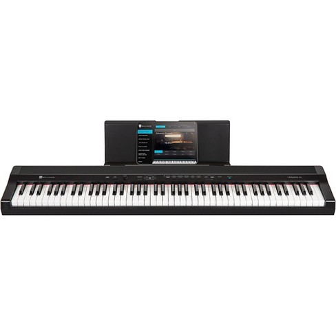 RockJam 88 Key Digital Piano Keyboard, Full Size Semi-Weighted Keys, with  Power Supply, Sheet Music Stand, and Piano Note Stickers