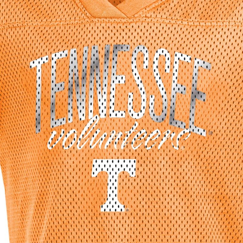 NCAA Tennessee Volunteers Girls&#39; Mesh T-Shirt Jersey, 3 of 4