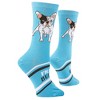 Cool Socks Cute Dog Breed Fun Print Novelty Crew Socks for Women, Size 5-10 - 3 of 4