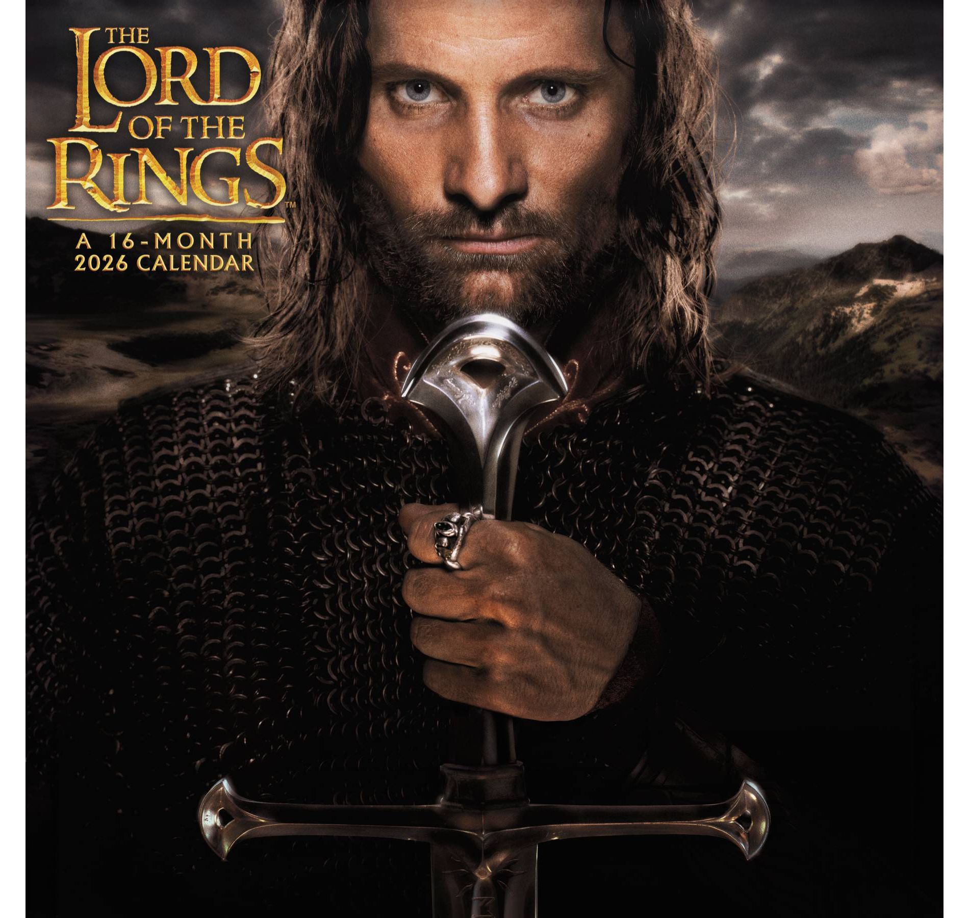 The Lord of the Rings 2026 12"x12" Wall Calendar
