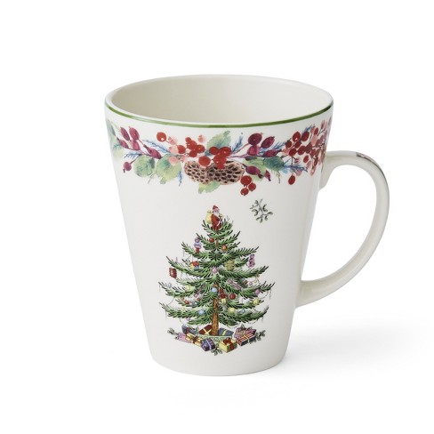 Christmas Mugs Set of 4 Festive Party Xmas Mugs Home Kitchen Tea