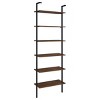 96in Vertical Bookshelf with Adjustable Shelves and Open Back for Home or Office Storage-3irtyhousy - 3 of 4