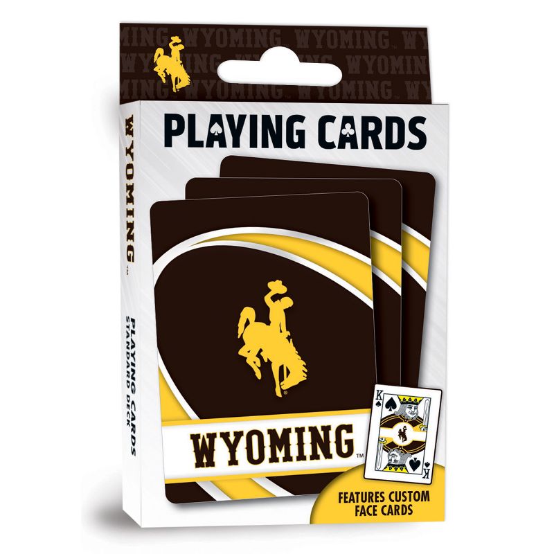 MasterPieces Officially Licensed NCAA Wyoming Cowboys Playing Cards - 54 Card Deck for Adults, 2 of 6