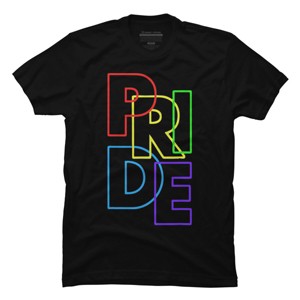 Adult Design By Humans Pride Sleek Text By MANGAZaB T-Shirt - 1 of 2