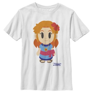 Boy's Nintendo Legend of Zelda Link's Awakening Marin Avatar T-Shirt - 1 of 4