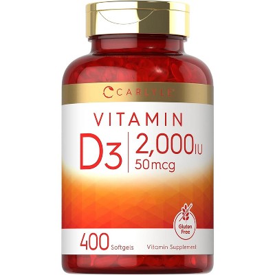 Carlyle Vitamin D3 2000IU (50mcg) | 400 Softgels