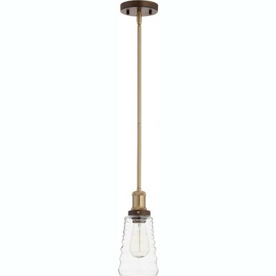 Quorum Lighting Sonar 1 - Light Pendant in  Aged Brass/Oiled Bronze