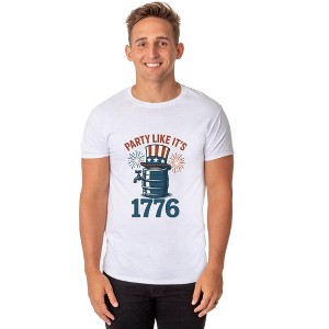 Fourth Of July Men's Party Like It's 1776 Parody Funny T-Shirt - 1 of 4