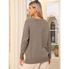INSPIRE CHIC Women's Crew Neck Long Sleeve Casual Oversized Pullover Sweater Top - 3 of 4