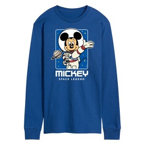 Men's - Disney - Mickey Mouse Space Legend Long Sleeve Graphic T-Shirt - 1 of 4
