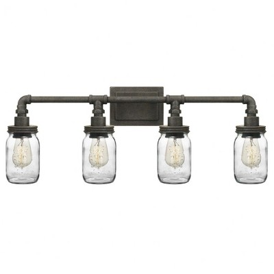 Quoizel Lighting Squire 4 - Light Vanity in  Rustic Black
