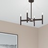 Livex Lighting Copenhagen 4 - Light Chandelier in  Bronze - 4 of 4
