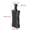 Unique Bargains Exercise Bike Pedals with Straps 1/2 Inch Spindle Cycling Parts 12.7mm Spindle Black 1 Pair - 3 of 4