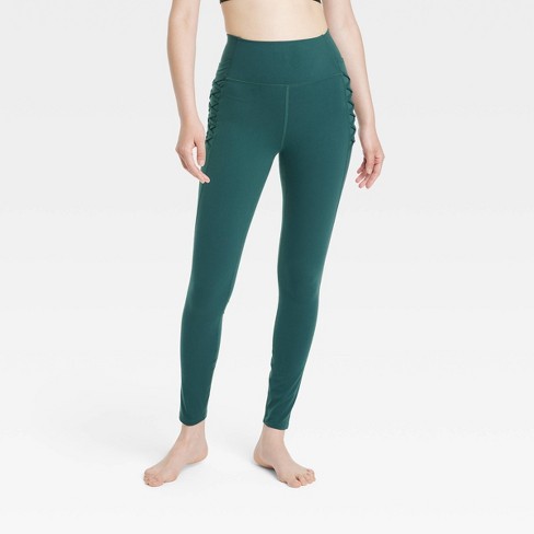 Women's Brushed Sculpt Corded High-Rise Leggings - All in Motion™ - image 1 of 4