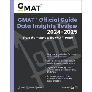 GMAT Official Guide Data Insights Review 2024-2025: Book + Online Question Bank - (Paperback) - 1 of 1