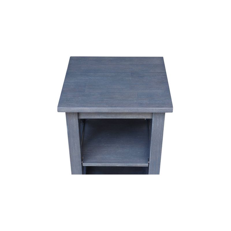 Hampton Accent Table with Shelves - International Concepts, 6 of 11