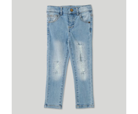 Toddler Boys' Afton Street Denim - Light Blue - 12 Months